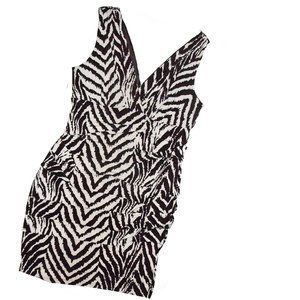 Sleeveless Zebra Print Dress Saint Tropez West